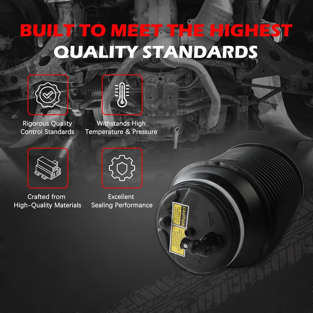 2Pcs Rear Air Suspension Bag Compatible with 2005 2006 2007 Sequoia 4.7L V8 Sport Utility 4WD/RWD OE 4808034010 4809034010