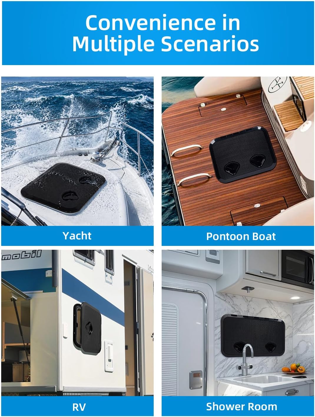 OCEANBROAD Marine Boat Hatch Deck Cover Lid, Marine Boat Hatch