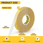 High Tack Double Sided Tape Heavy Duty Grid Mesh Stick,5Pack x 0.59" x 66FT