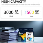 LC3019XXL Super High-Yield Ink Cartridges Replacement for Brother LC3019