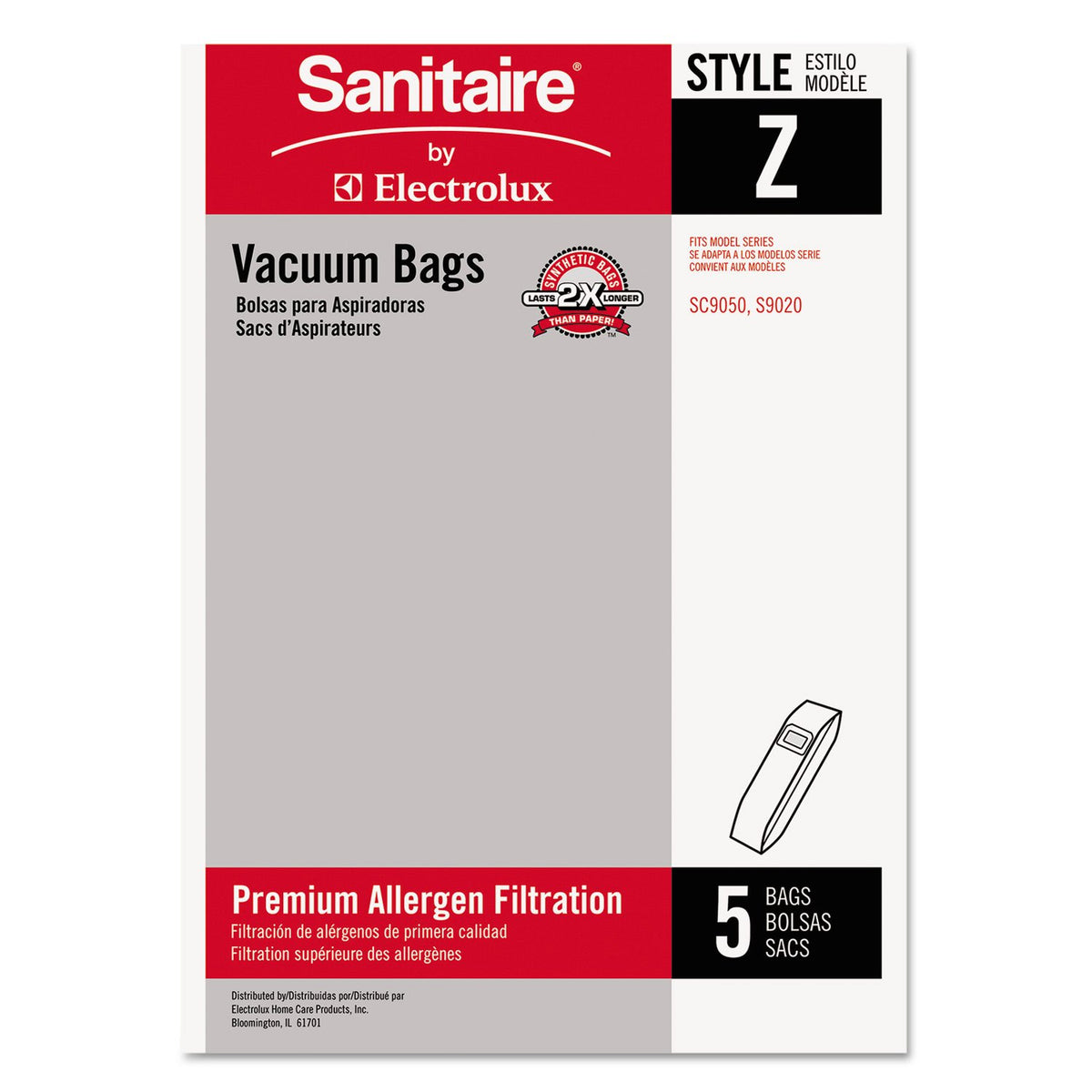 EUK63881A10 - Sanitaire Style Z Vacuum Bag