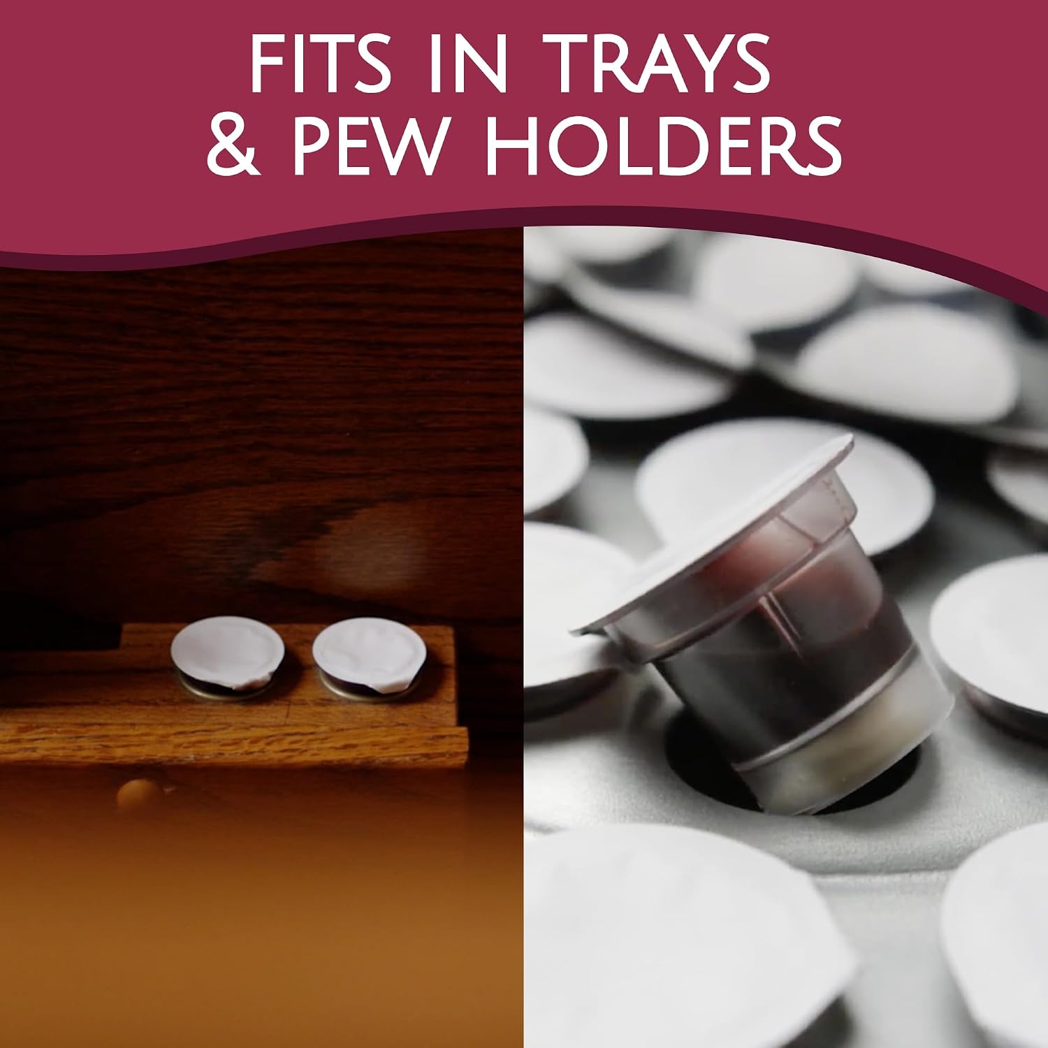 Cup Top & Bottom Prefilled Communion Cups & Wafer Set (100 Count)