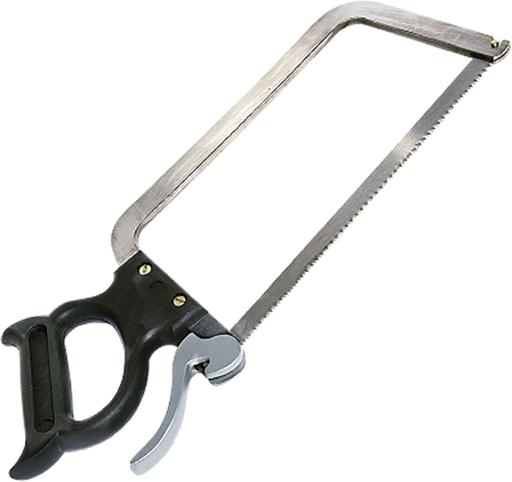 Butcher Meat and Bone Saw with 22 Inch Stainless Steel Serrated Blade with Quick Release Handle (47-2201)