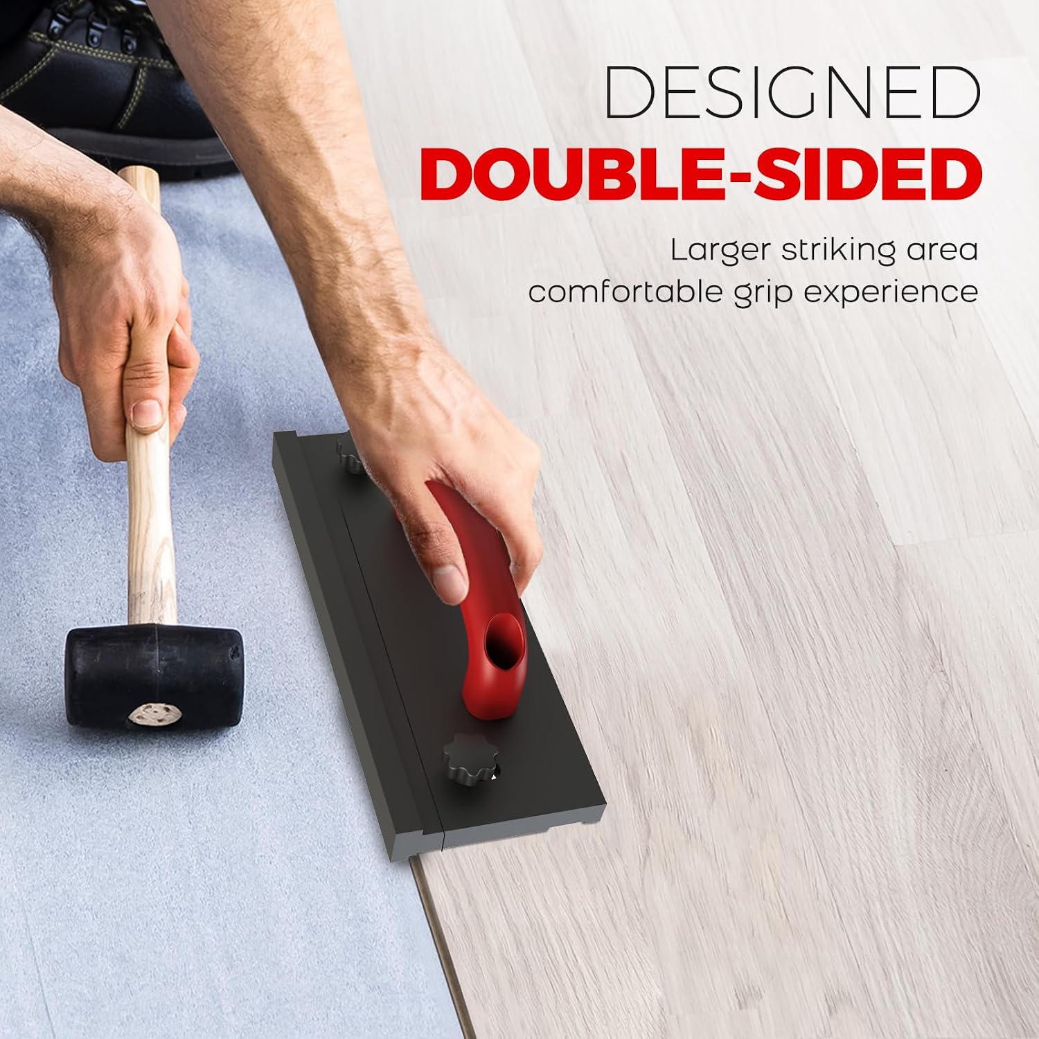 Tapping Block for Vinyl Plank Flooring, Big Handle
