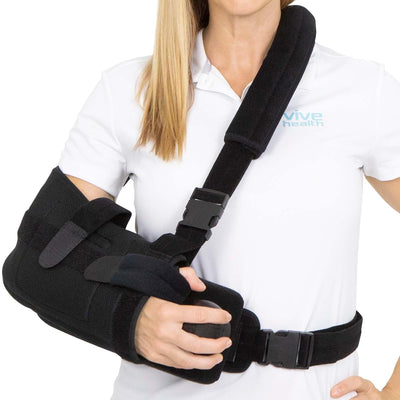 Shoulder Abduction Sling - Immobilizer for Injury Support - Pain