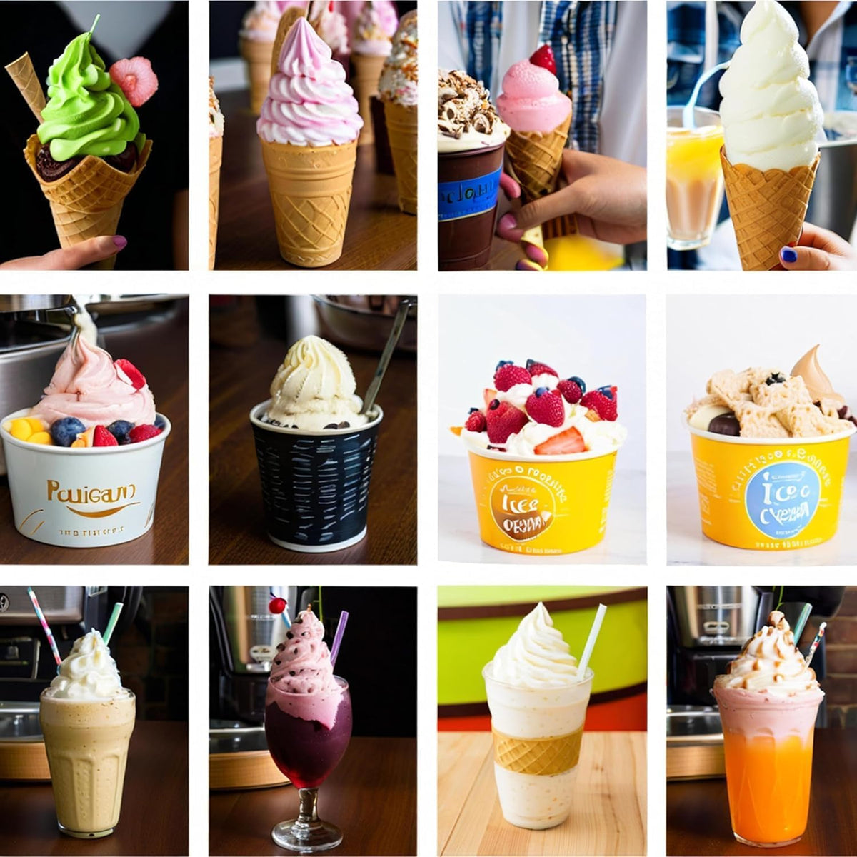 Commercial Soft Serve Ice Cream Machine, 1500W Maker for Party