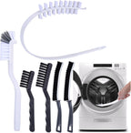 Washing Machine Cleaning Brush Set, Front Load Washer Machine Cleaner Accessories with 1PCS Drum Slot Cleaner Brushes