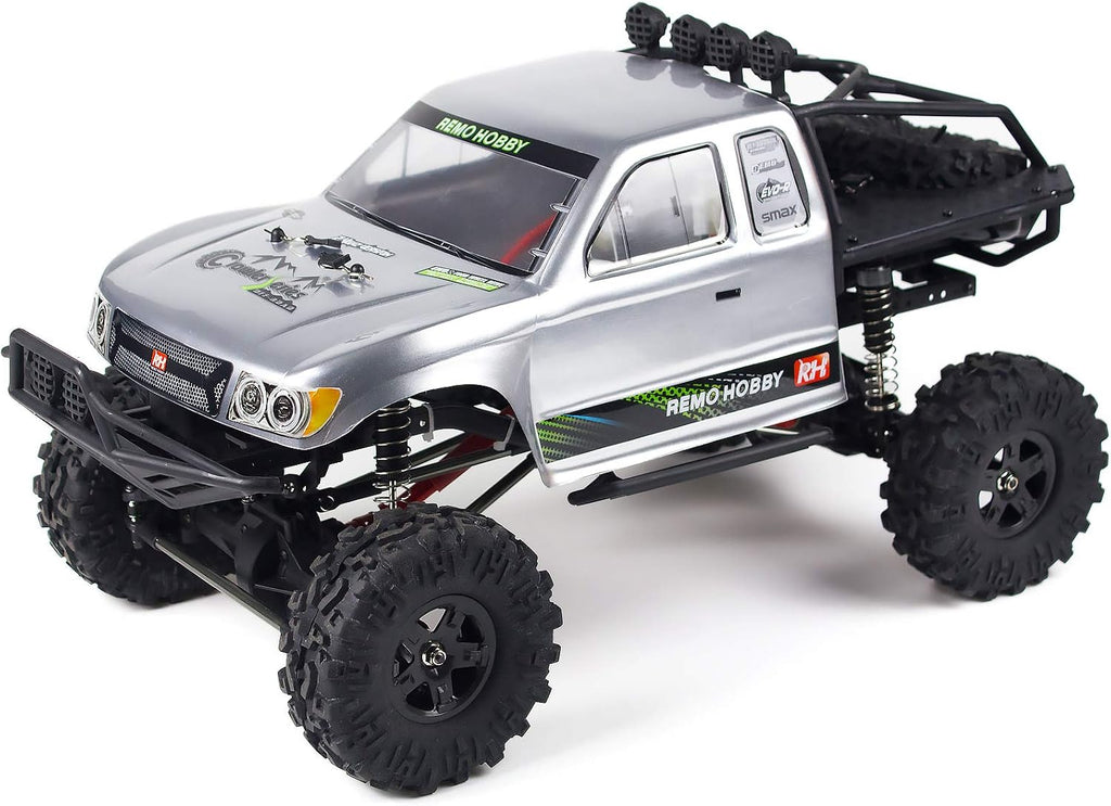 1:10 Scale Rock Crawler 4WD Off-Road Remote Control Truck | 2.4Ghz,Brushed Motor,Waterproof ESC,20-25km/h Speed,.2V