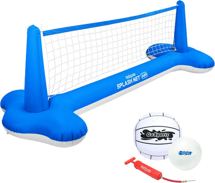 Splash Net Air, Inflatable Pool Volleyball Game - Includes Floating Net, Water Volleyballs and Ball Pump