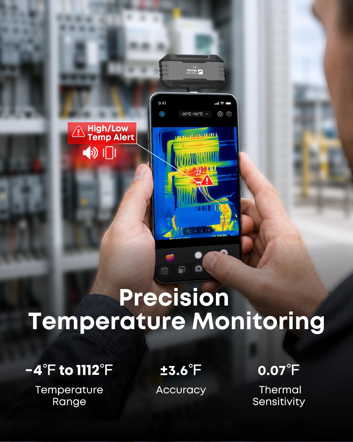 Thermal Master P1 Thermal Camera for Any USB-C iPhone & Android, 160x120 Ir