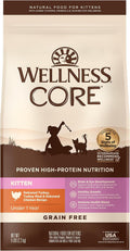 CORE Kitten Dry Cat Food, Natural, Grain Free Kibble, Turkey Meal and Chicken Recipe, 5 lb Bag
