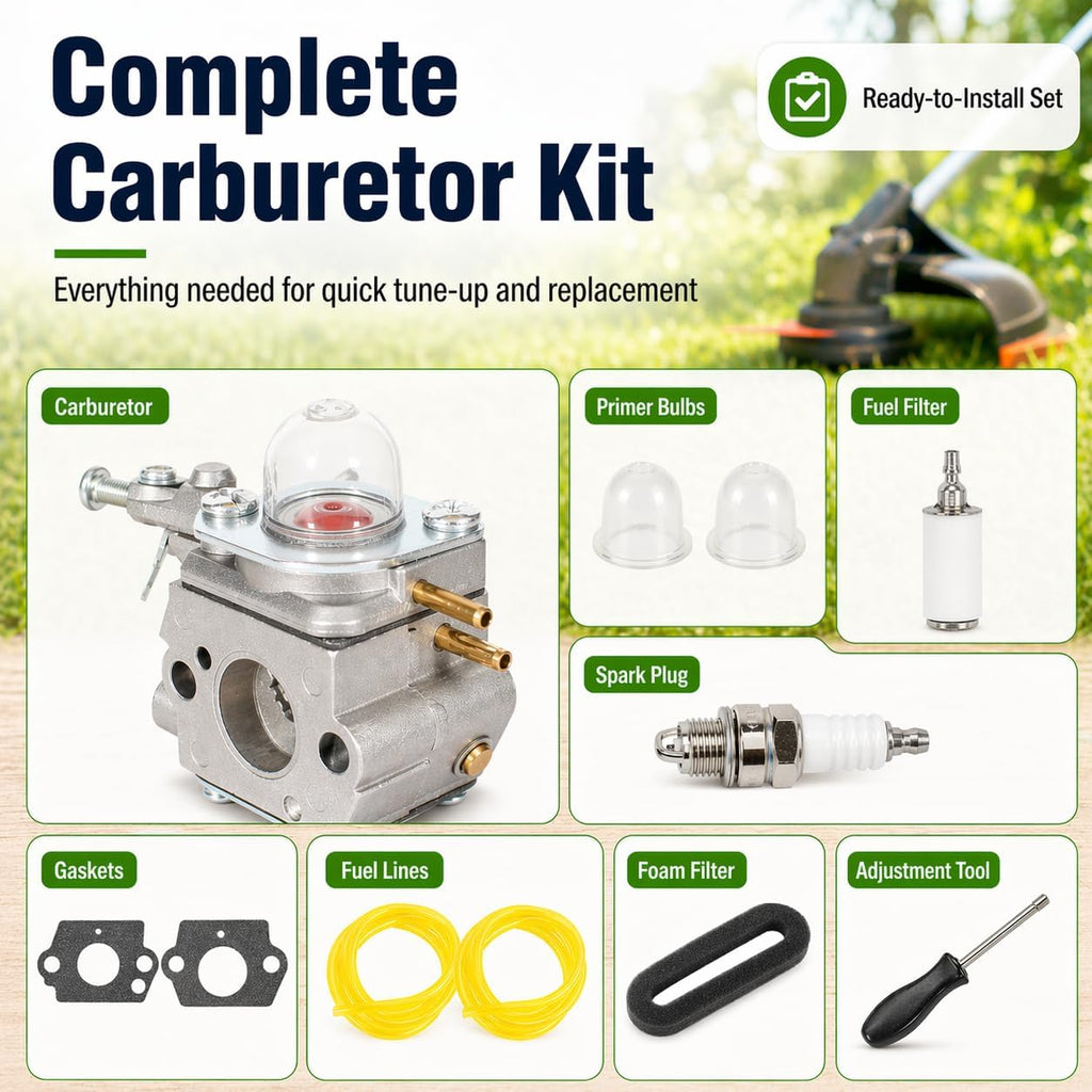 TB22 TB252S Carburetor for Troy-Bilt TB225 TB22EC TB32EC TB227XP TB25CB