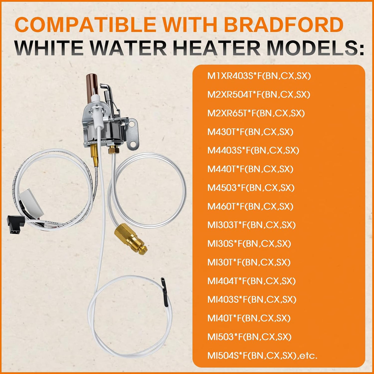 233-47845-05 Water Heater Pilot Assembly for Bradford White Heaters