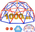 10FT Climbing Dome, Outdoor Jungle Gym for Kids with Climbing Grip - Geometric Dome Climber Supports 1000LBS Outdoor
