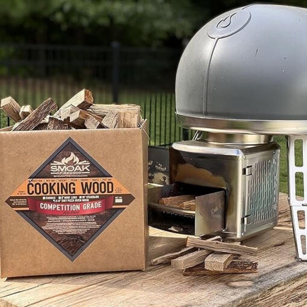 Cooking Wood Mini Splits - USDA Certified Kiln Dried (Maple, 5-6in Tiny Pizza Oven Wood) for Portable Pizza ovens
