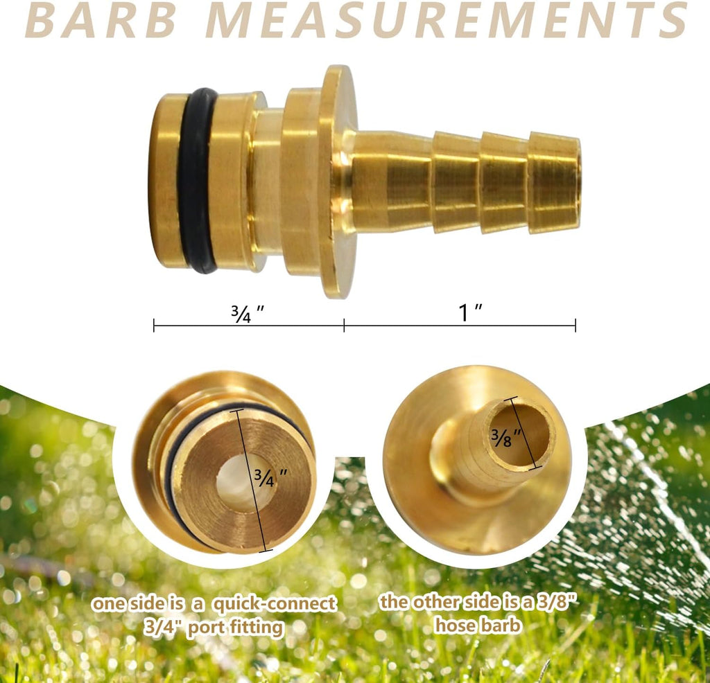 346-5168836 3/8” Hose Barb Fitting Compatible with Fimco Sprayers