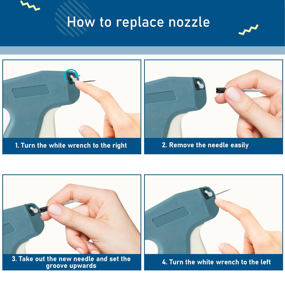 10pcs Standard Tagging Gun Needles