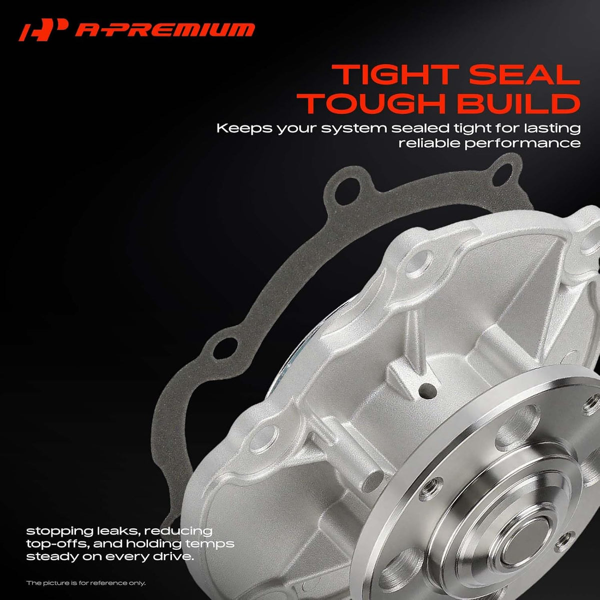 A-Premium Engine Water Pump (DOHC 3.6L 3.0L 2.8L) Compatible with GM Cars