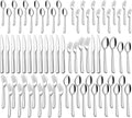 60 Piece Silverware Set, Stainless Steel Flatware Set for 12