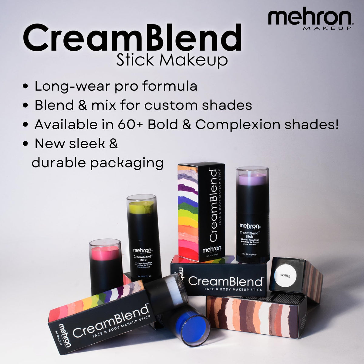 CreamBlend Stick - Full-Coverage Cream Foundation (Medium 2, 0.75 Ounce)