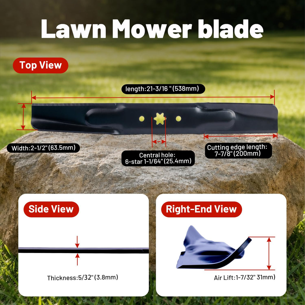 BAIFULONG 942-04308 42" Mower Blade kit Replacement for Cub Cadet 942-04312