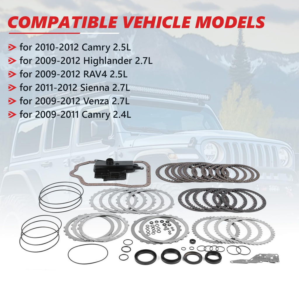 1Set U760E U760F Automatic Transmission Master Rebuild Kit For Camry/RAV4