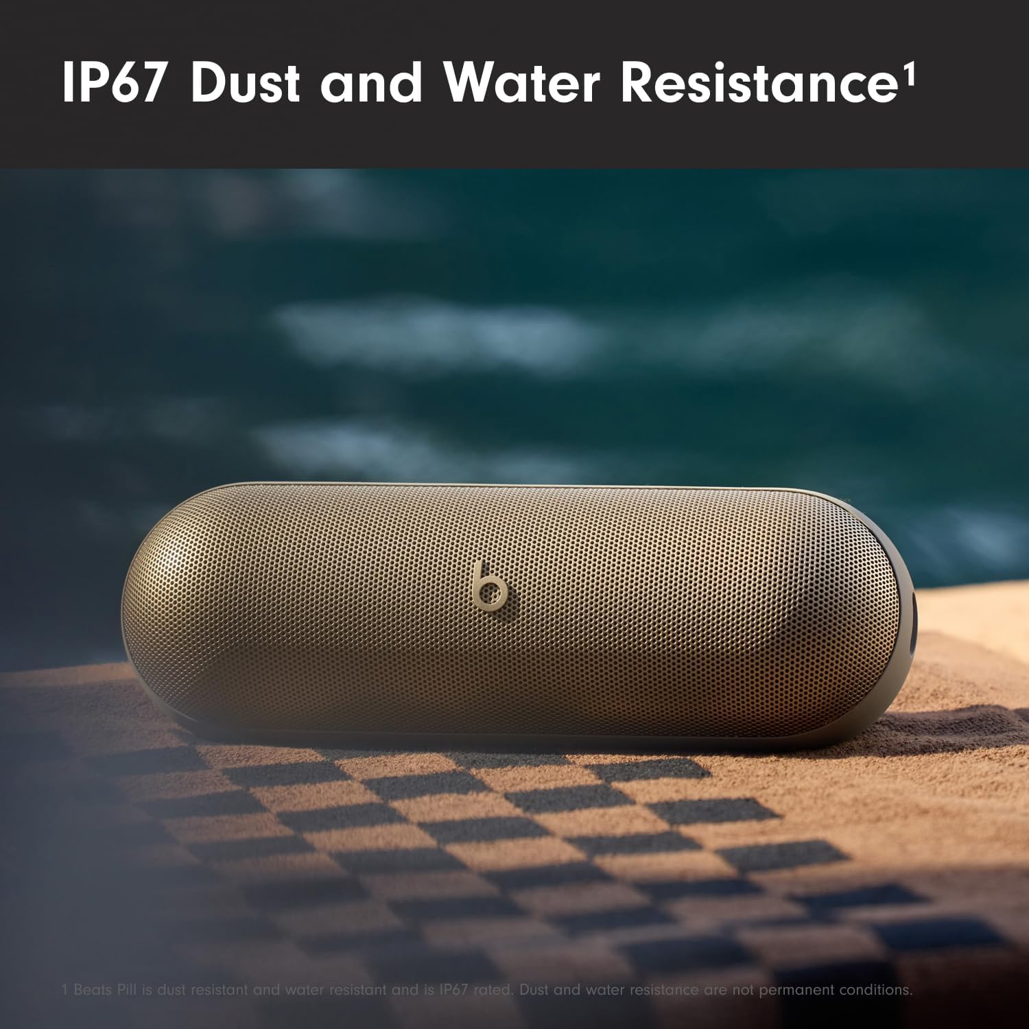 Pill - Portable Bluetooth Speaker- Up to 24H Battery Life, Water Resistant, Bluetooth, Apple & Android Compatible