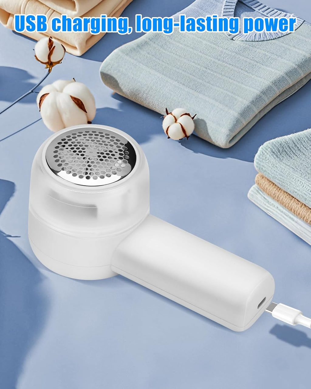 Lint Remover,Fabric Shaver for Clothes,Electric Lint Shaver Rechargeable Long-Lasting Battery,Portable Clothes Shaver