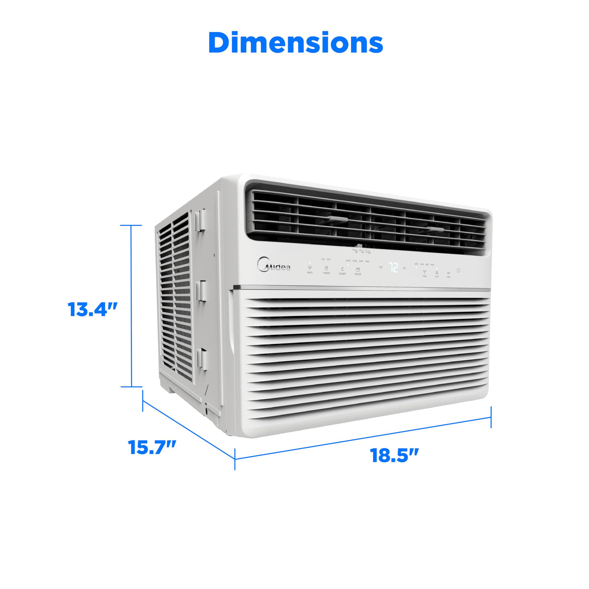 8,000 BTU Window Air Conditioner, Electronic Control, 350 Sq. Ft.