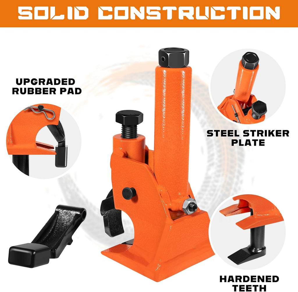 Manual Tire Bead Breaker, 38"-42" Tires Changer Tool with Rubber Pad