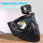 Goggle Camera Mount for Paintball Mask, Aluminum Paintball Mask Mount