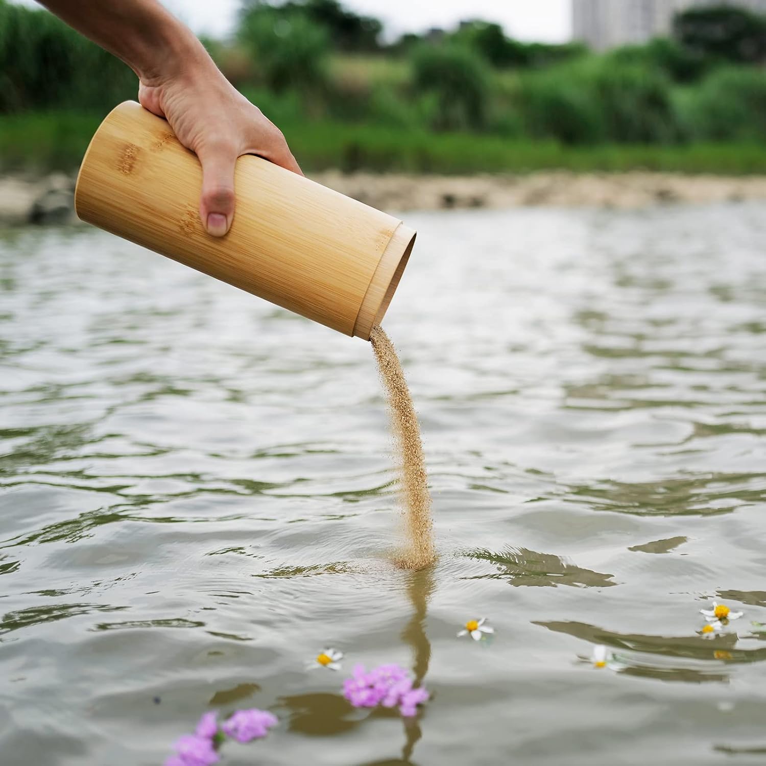 Biodegradable Bamboo Scattering Tubes Urn for Human & Pet Ashes