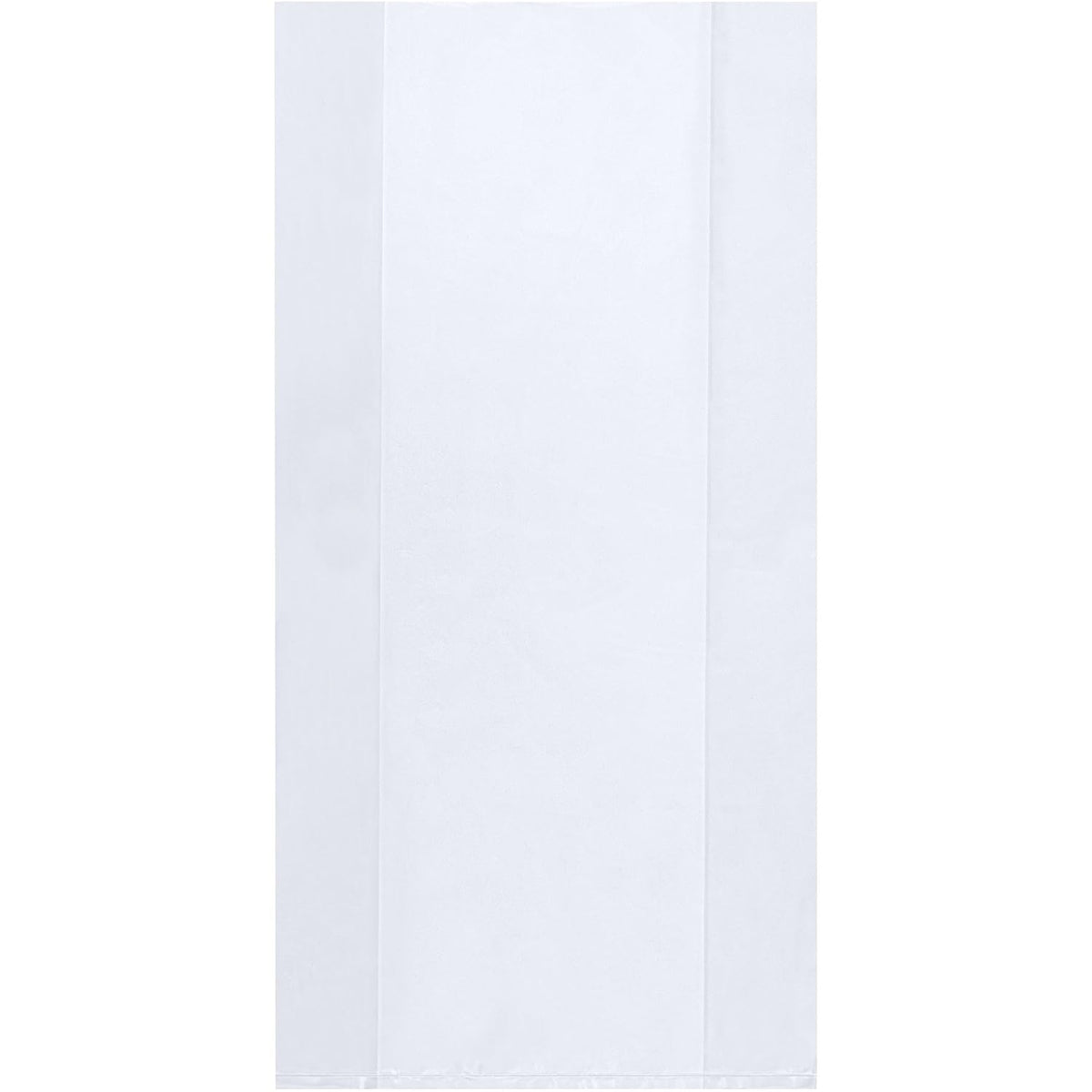 4" x 2" x 12", 1 Mil (1000/Case) Expandable Side Gusseted Open Top Plastic Poly Bags