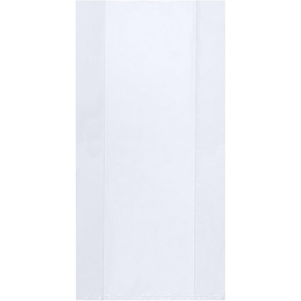 Gusseted 1 Mil Poly Bags, 8" x 3" x 15", Clear, 1000/Case