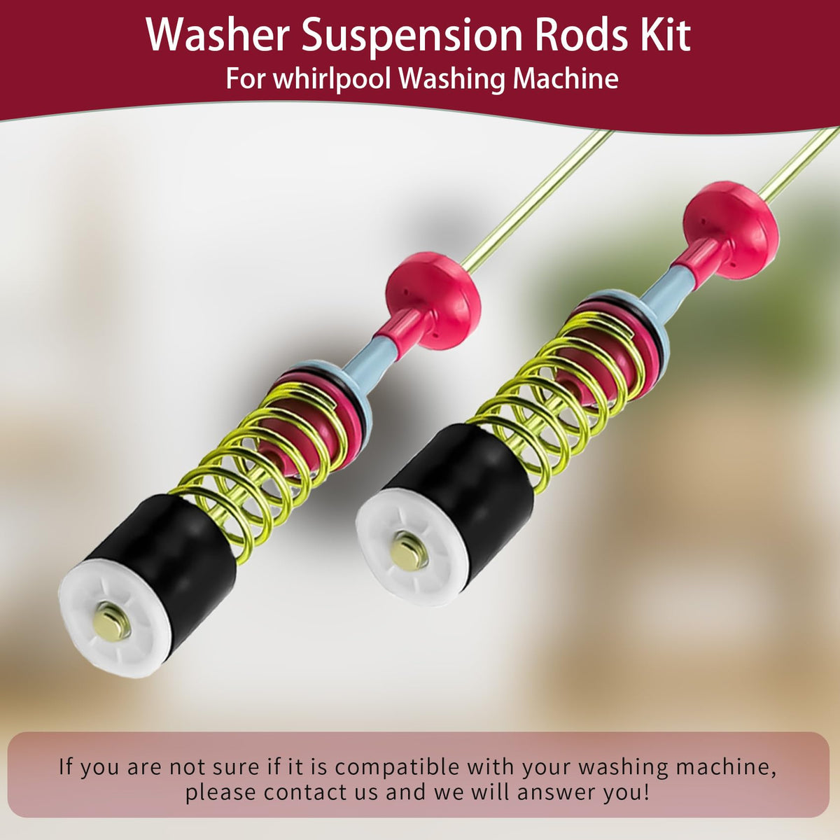 WA45T3400AP Washer Suspension Rods Kit Compatible With Samsung