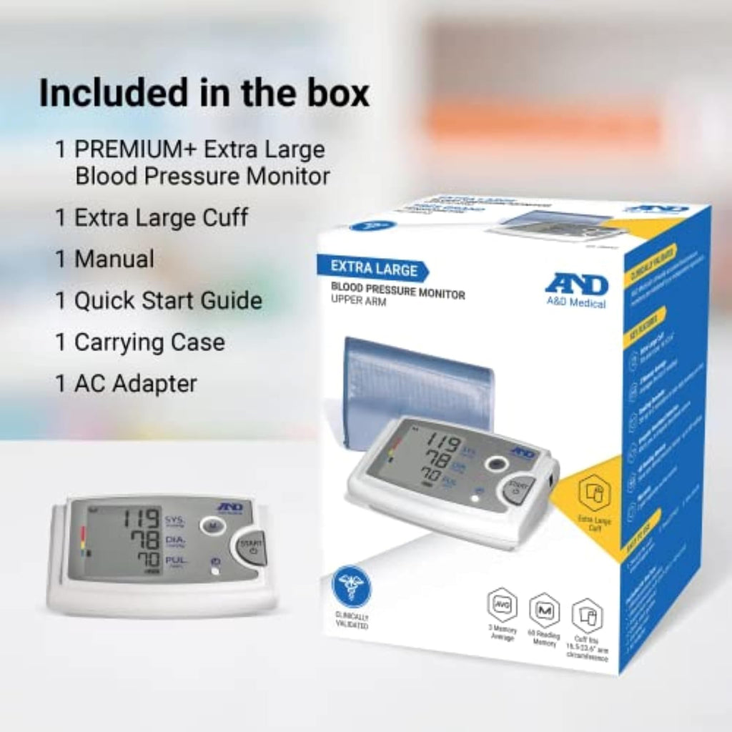 Blood Pressure Monitor for Home Use, UA-789AC - Upper Arm Precise BP Machine - Extra Large Cuff (16.5-23.6" / 42-60cm