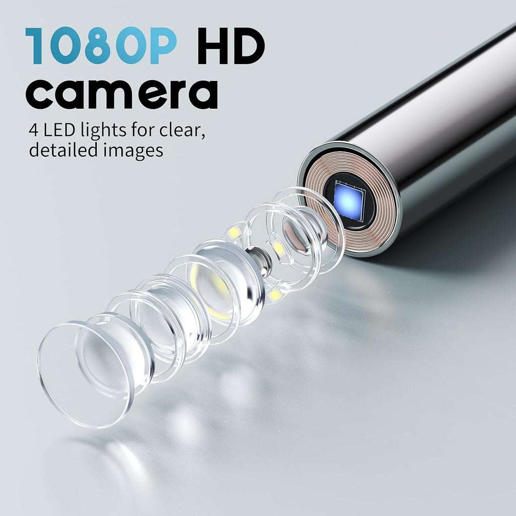 Digital Otoscope Ear Camera for Family, 1.38-Inch Screen, No App Needed