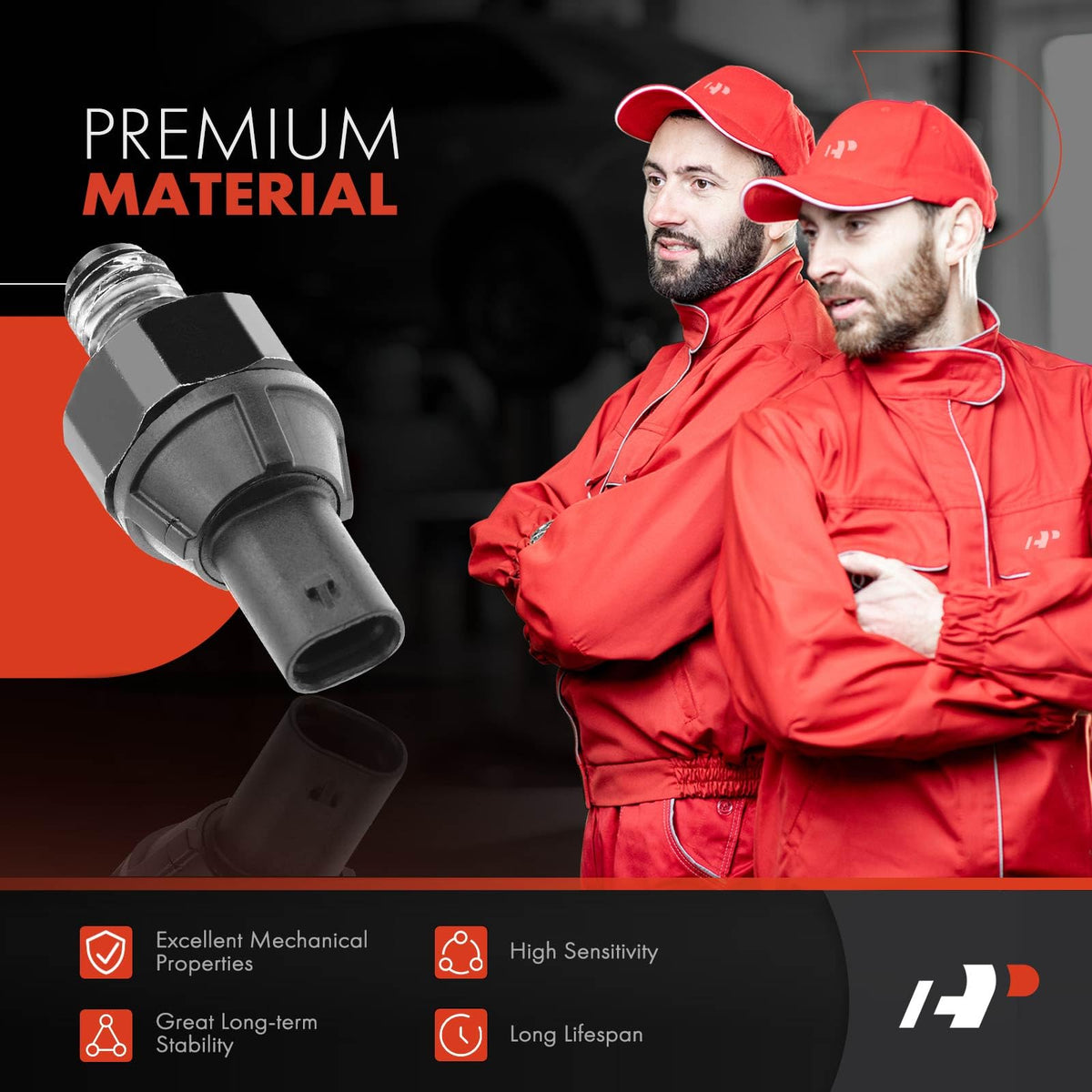 A-Premium Engine Oil Pressure Sensor Switch Compatible with Chevrolet