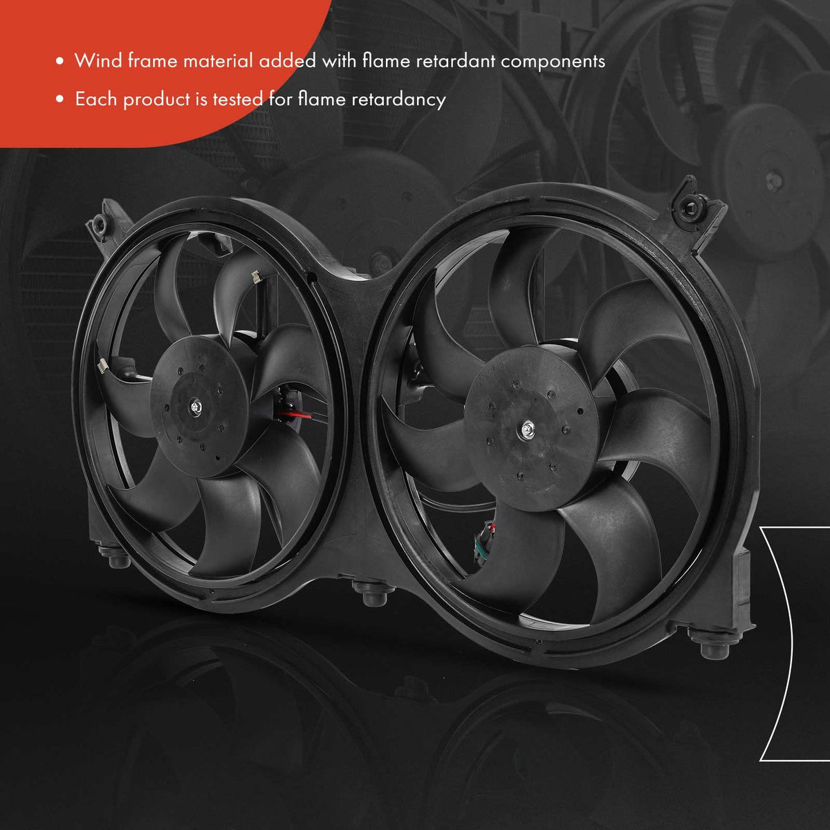 A-Premium Engine Radiator Cooling Fan Assembly