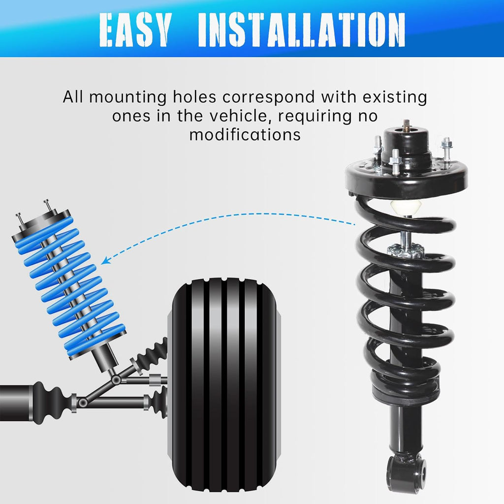 Rear Struts Replacement for Ford Expedition 2007-2012 Lincoln Navigator