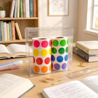 4000 PCS Colored Dot Stickers 3/4" Round Circle Coding Labels