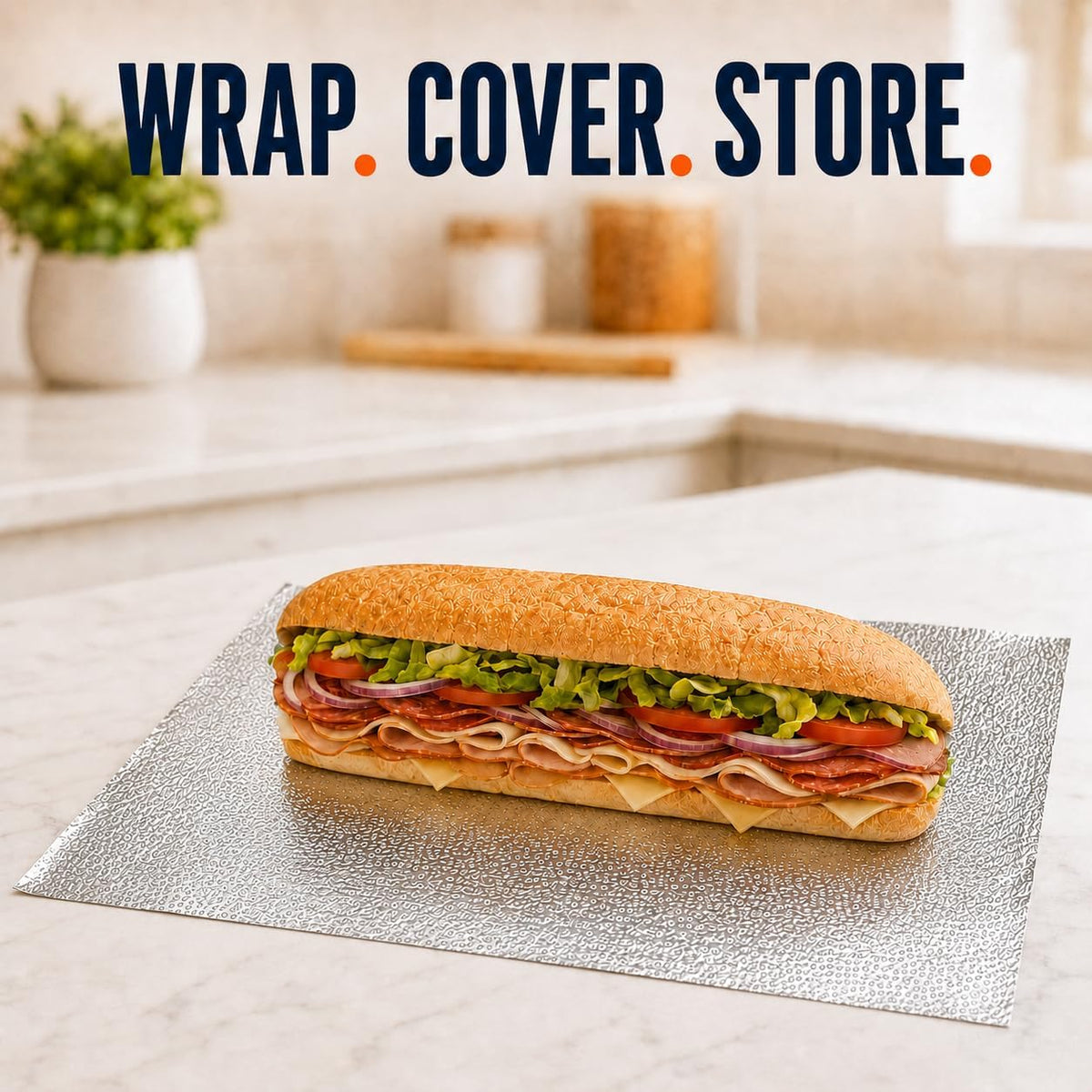 Aluminum Foil Sheets Pre Cut Pop Up, 12 x 10.75 Inches, 500 Sheets Bulk Pack, Large Foil Wraps for Burritos, Food