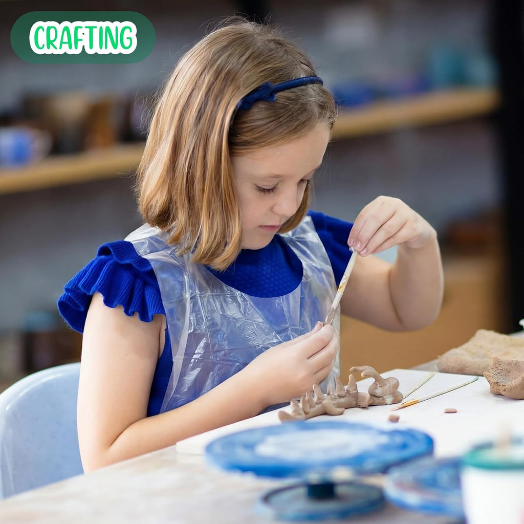 Plastic Disposable Aprons for Kids Painting