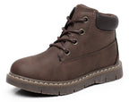 Toddler Boys Boots Kids Fall Ankle Work Boots Side Zipper