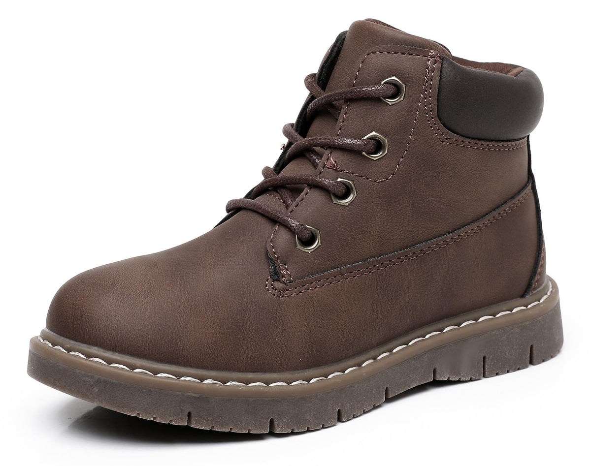 Toddler Boys Boots Kids Fall Ankle Work Boots Side Zipper