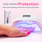 UV LED Nail Lamp, Upgraded UV Light with 4 Timer,Digital Display SUN5plus | 10/30/60/90s Timer UV Light for Gel