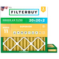 20x20x2 Air Filter MERV 11 Pet & Allergy Defense (2-Pack)