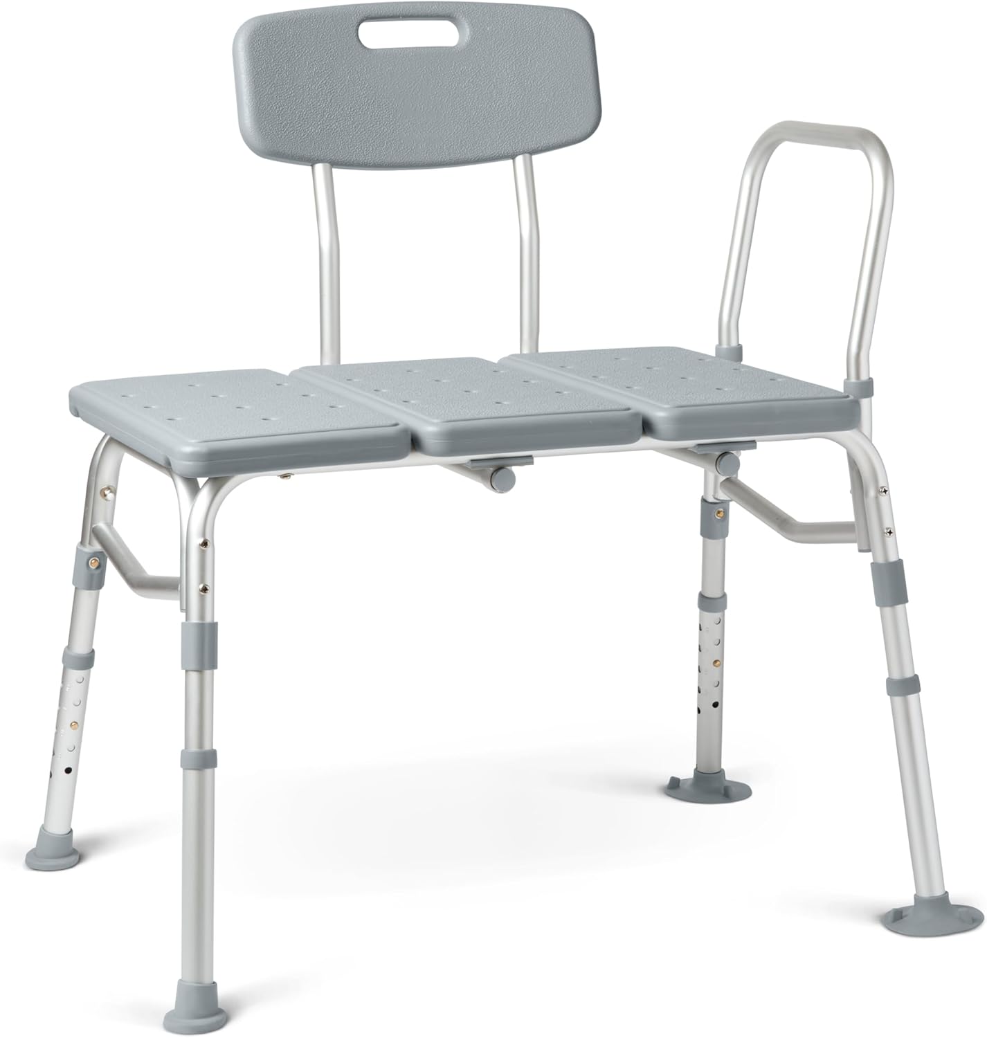 Transfer Bench for Bathtubs and Showers, Adjustable Shower Bench and Bath Seat For Seniors and adults, Slip-resistant