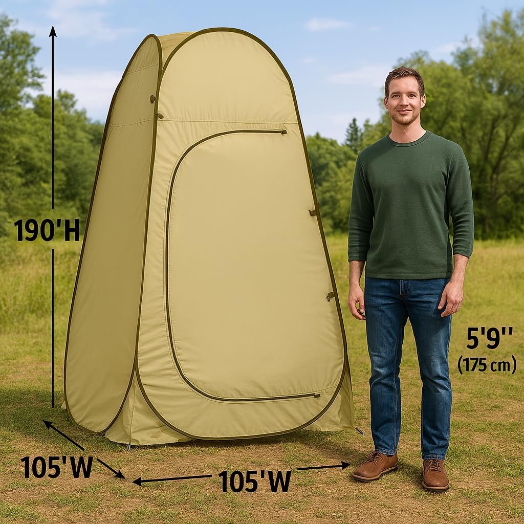 Portable Pop-Up Privacy Tent – Shower, Changing Room & Emergency Toilet