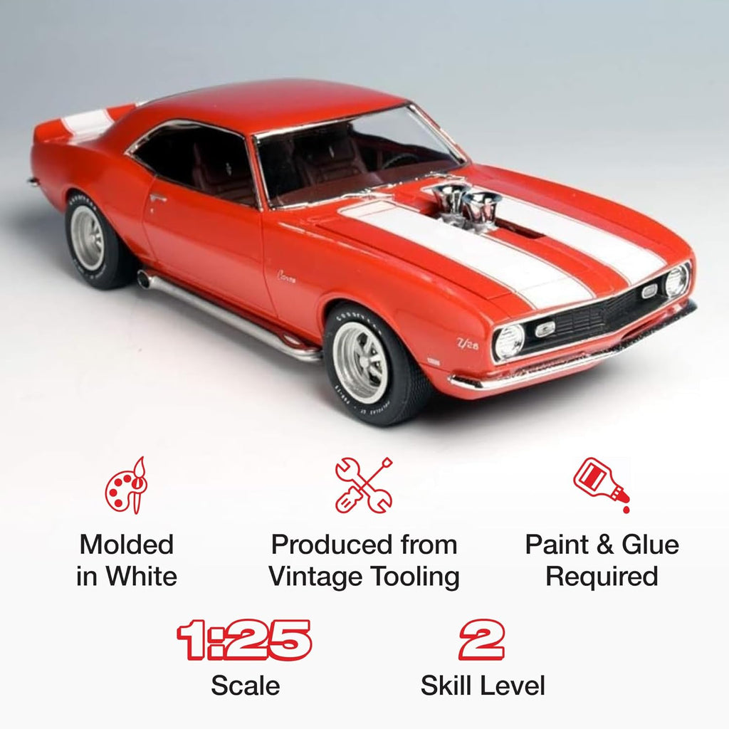 1968 Chevy Camaro Z/28 1:25 Scale Model Kit